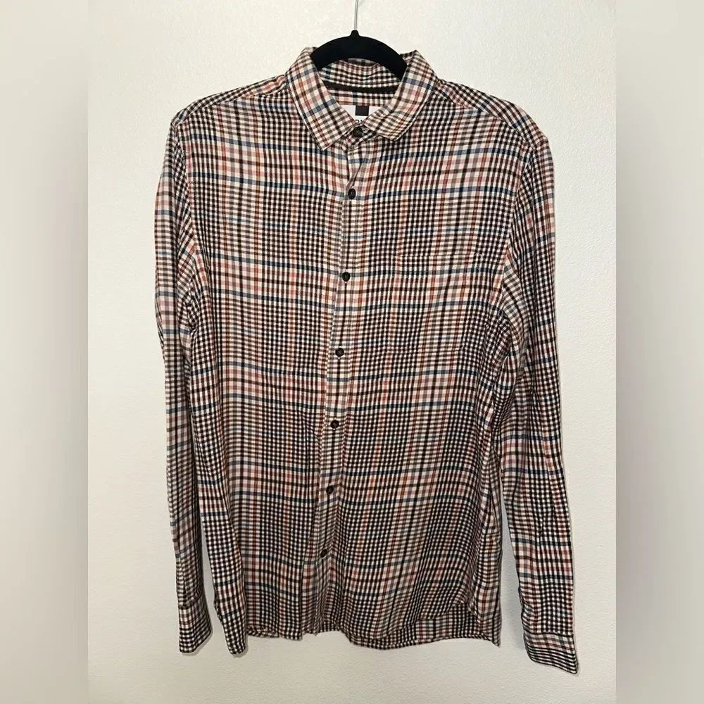 Top Man Flannel Button Up - Picture 1 of 7